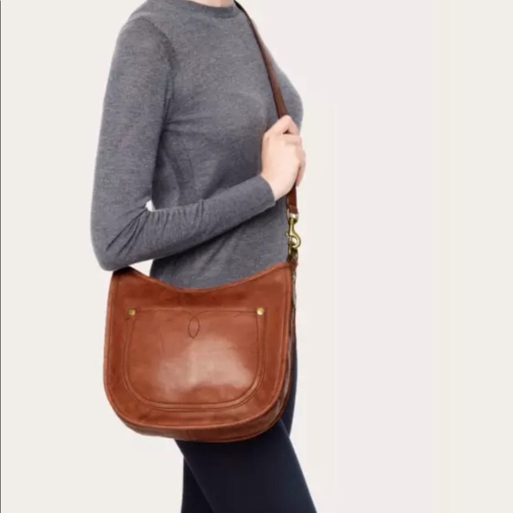 Frye Campus Rivet Crossbody Brown Handbag